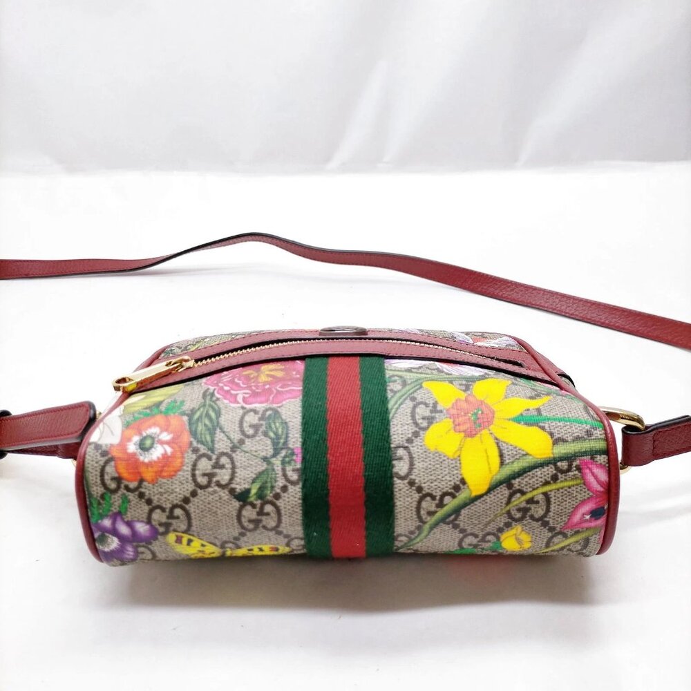 Authentic Gucci Sherry Line Red PVC Crossbody Bag mn568-022626 - Picture 8 of 16
